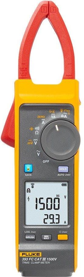 Fluke 393 CAT III 1500V TRMS Clamp with iFlex # FLUKE-393