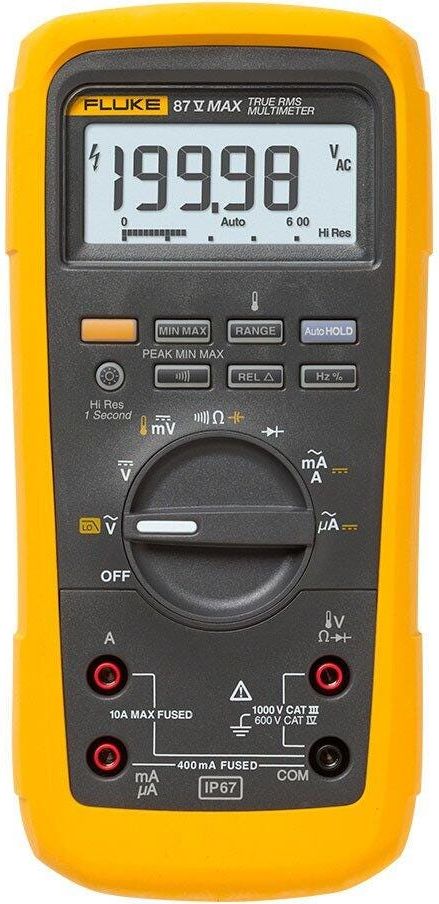 Fluke 87V-MAX/E2 KIT Industrial True RMS Heavy Duty Multimeter Combo Kit # FLUKE-87V-MAX/E2 KIT