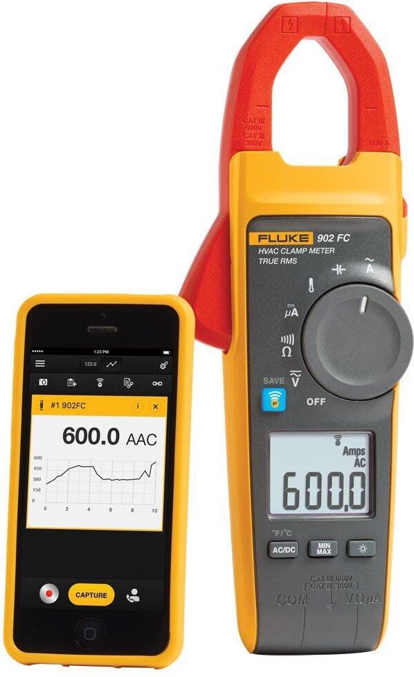Fluke 902 FC TRMS Wireless HVAC Clamp # FLUKE-902 FC