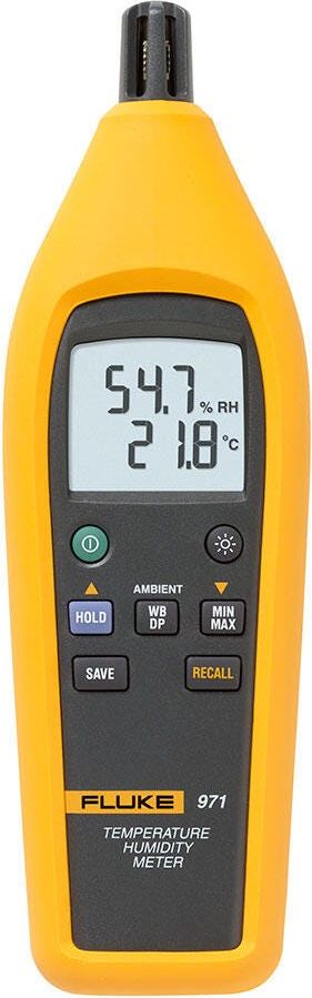Fluke 971 CAL Temperature Humidity Meter, Calibration Traceable with Data # FLUKE-971 CAL