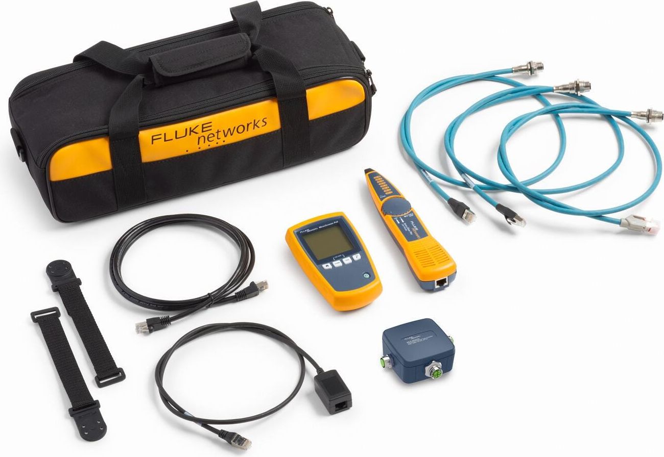 Fluke MS-POE Industrial Ethernet Tester with Probe # MS-POE-IE-KIT
