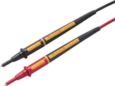 Fluke TL175-HV CAT III 1500 V, Twistguard Test Leads, 2 mm dia Probe Tips # TL175-HV