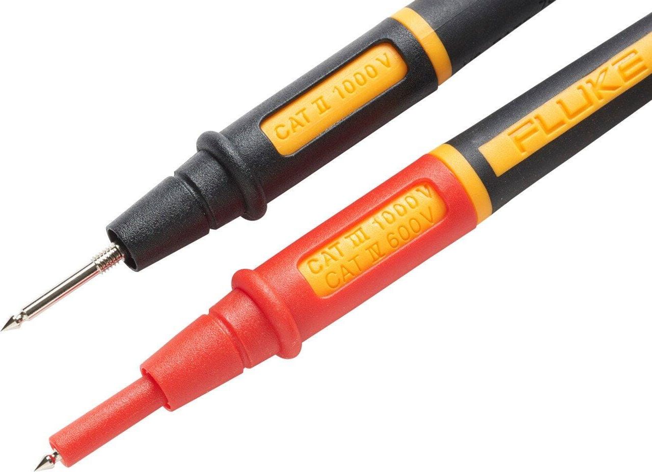 Fluke TL175 Twistguardtm Test Leads, 2 mm dia Probe Tips # TL175