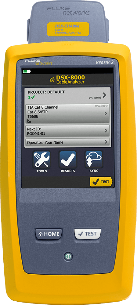 Fluke 500 MHz CableAnalyzer V2, with Wi-Fi # DSX-602