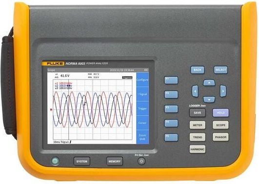 Fluke Norma 6003 Portable Power Analyzer (3-Channel, Battery-Powered, Field-Use) # FLUKE-NORMA 6003