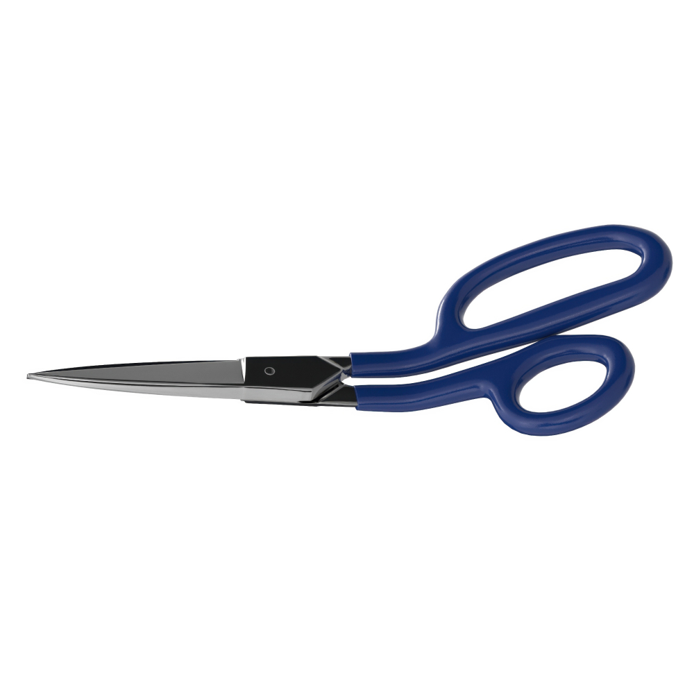 Klein Carpet Shear w/Ring, Curved, Coated Handle, 9-Inch # G718LRC