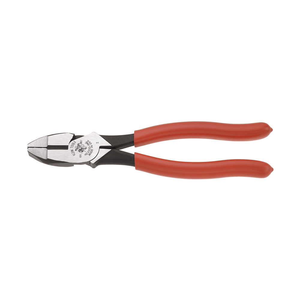 Klein Heavy-Duty Lineman's Pliers, Thicker-Dipped Handle # HD2000-9NE