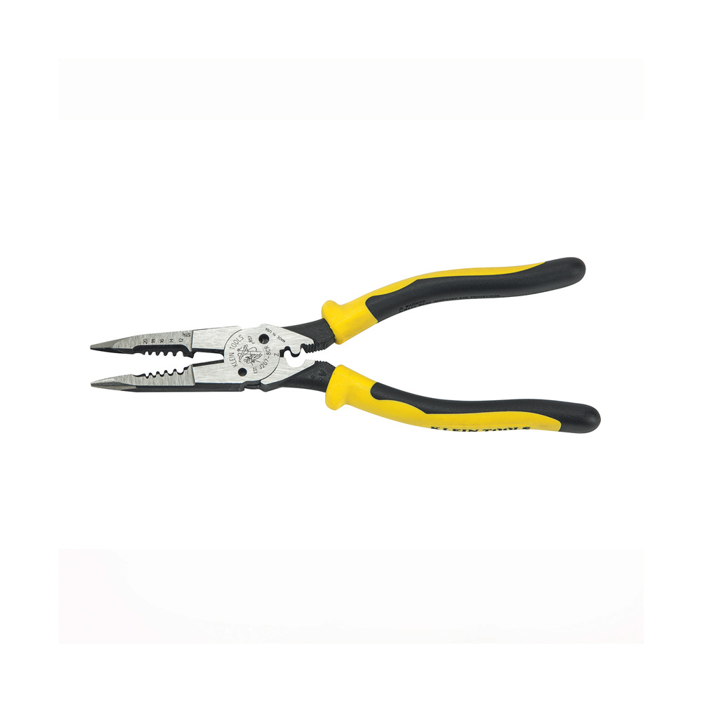Klein Pliers, All-Purpose Needle Nose Pliers with Crimper, 8.5-Inch # J207-8CR