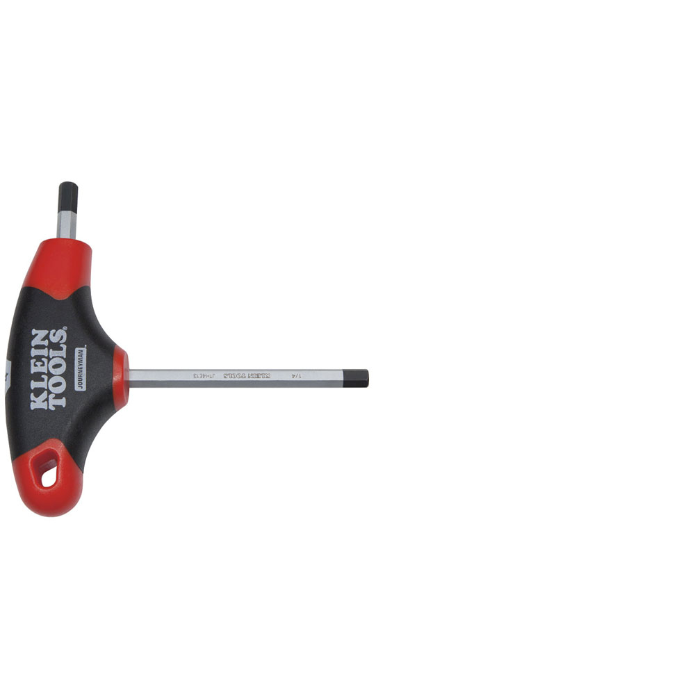 Klein 1/4-Inch Hex Key, Journeyman T-Handle, 4-Inch # JTH4E13