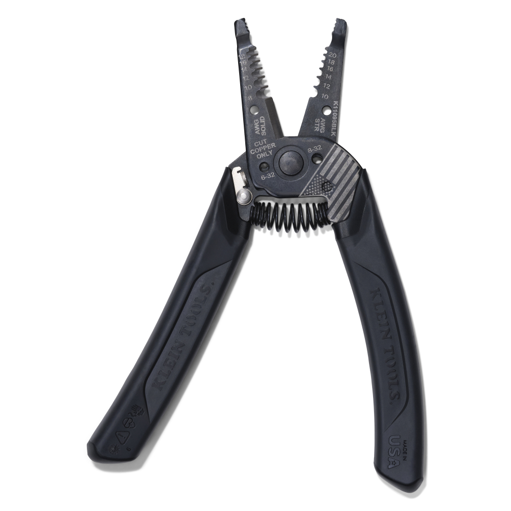 Klein Klein-Kurve Blackout Wire Stripper / Cutter, 8-20 AWG # K11095BLK