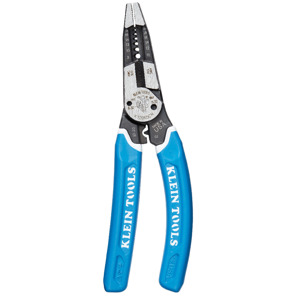 Klein Klein-Kurve Heavy-Duty Wire Stripper / Cutter / Crimper Multi Tool, 8-20 AWG # K12065CR