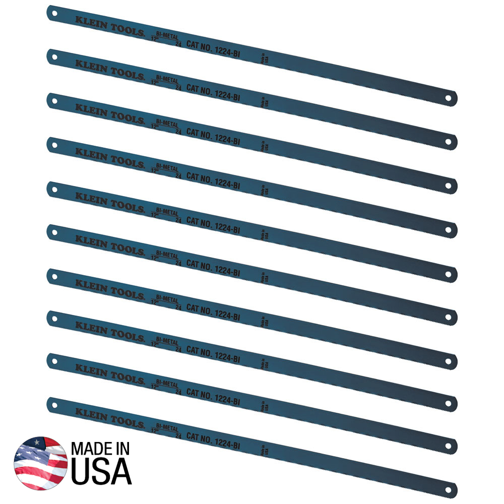 Klein Bi-Metal Blades, 24 Tpi, 12-Inch, 10-Pack # 1224BI-P