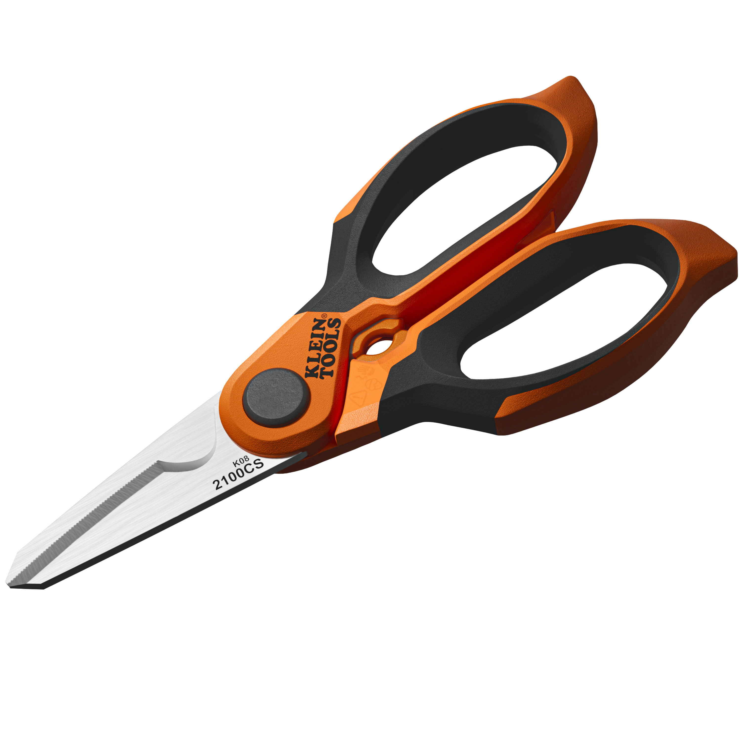 Klein Long Reach Cable Stripping Electrician Scissors, 7-Inch # 2100CS