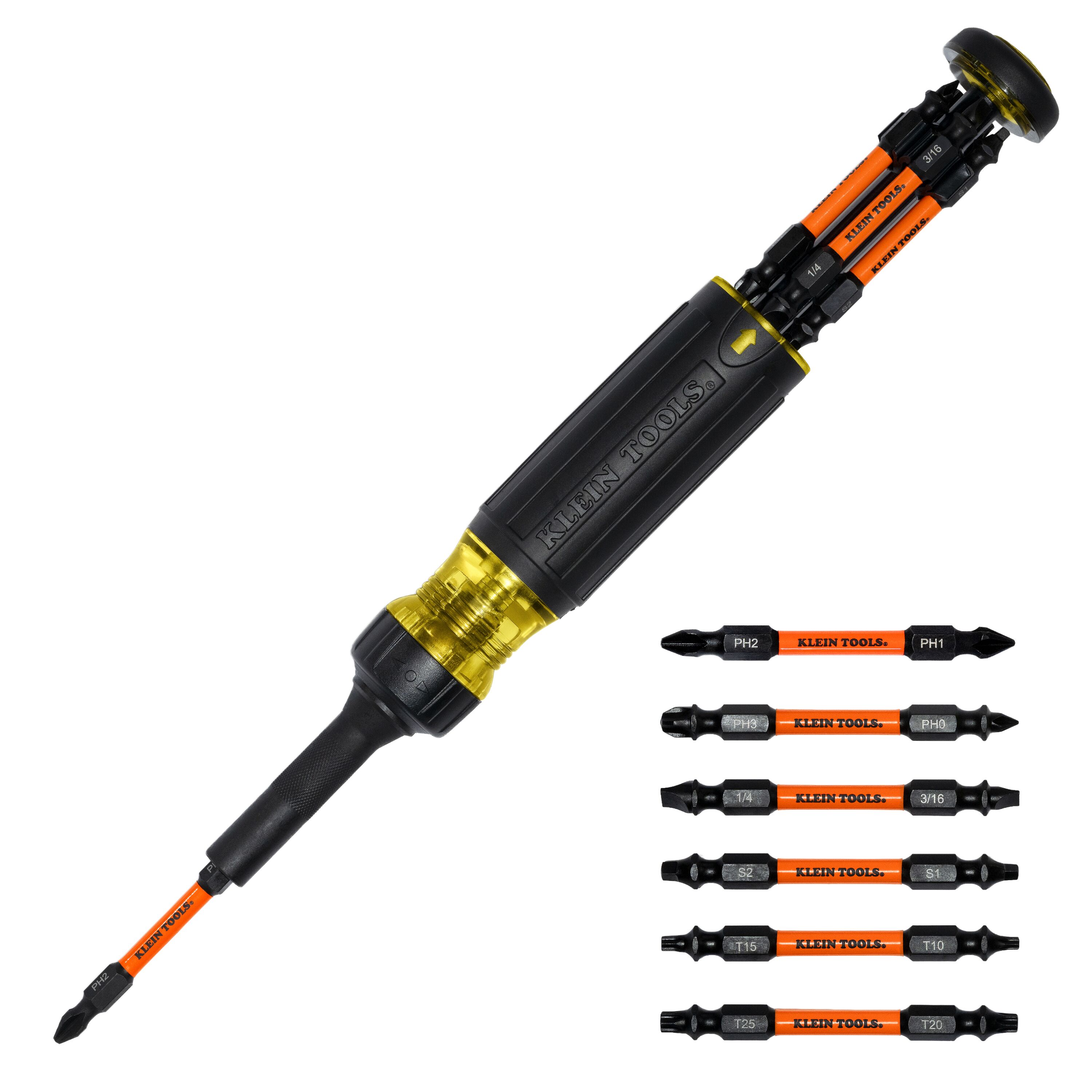 Klein 13-in-1 Ratcheting Impact Rated Screwdriver # 32313HD