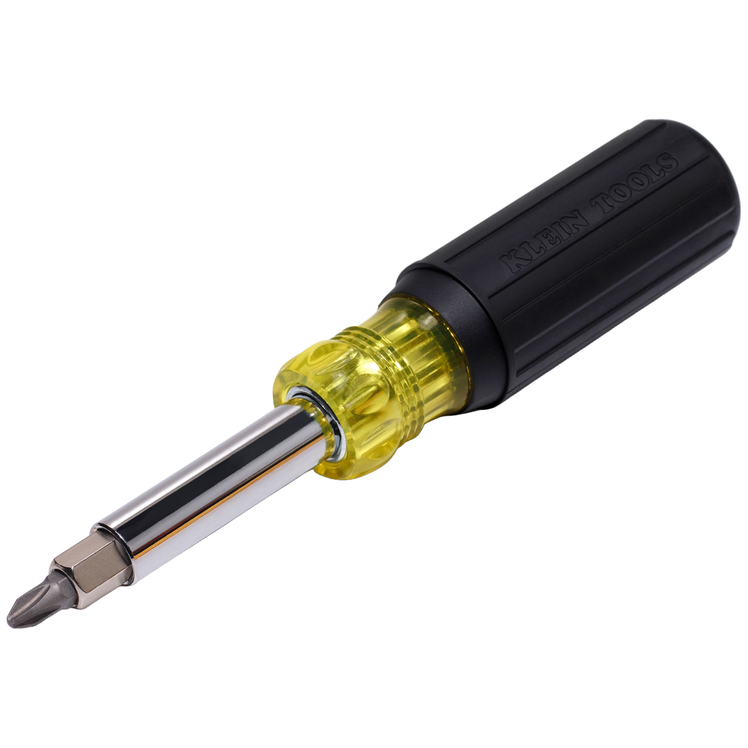 Klein Multi-Bit Screwdriver / Nut Driver, 11-in-1, PH, Sl, Sq, Torx Bits # 32500