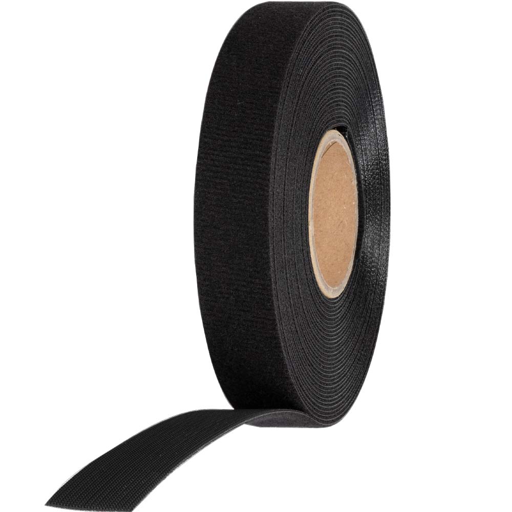 Klein Hook and Loop Tape, 3/4-Inch, 25-Foot, Black, Custom Length Cable Ties # 450-950