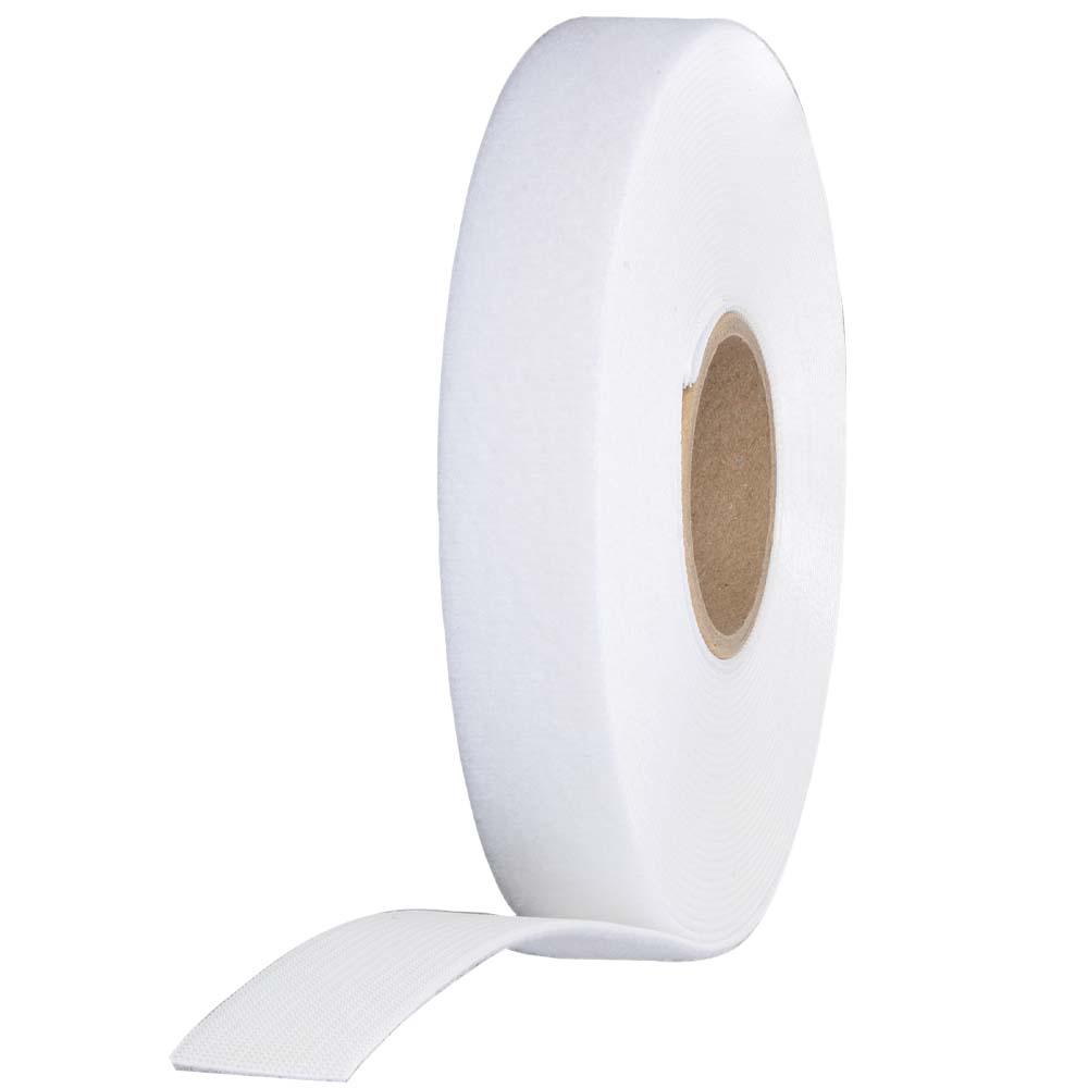 Klein Hook and Loop Tape, 3/4-Inch, 25-Foot, White, Custom Length Cable Ties # 450-960