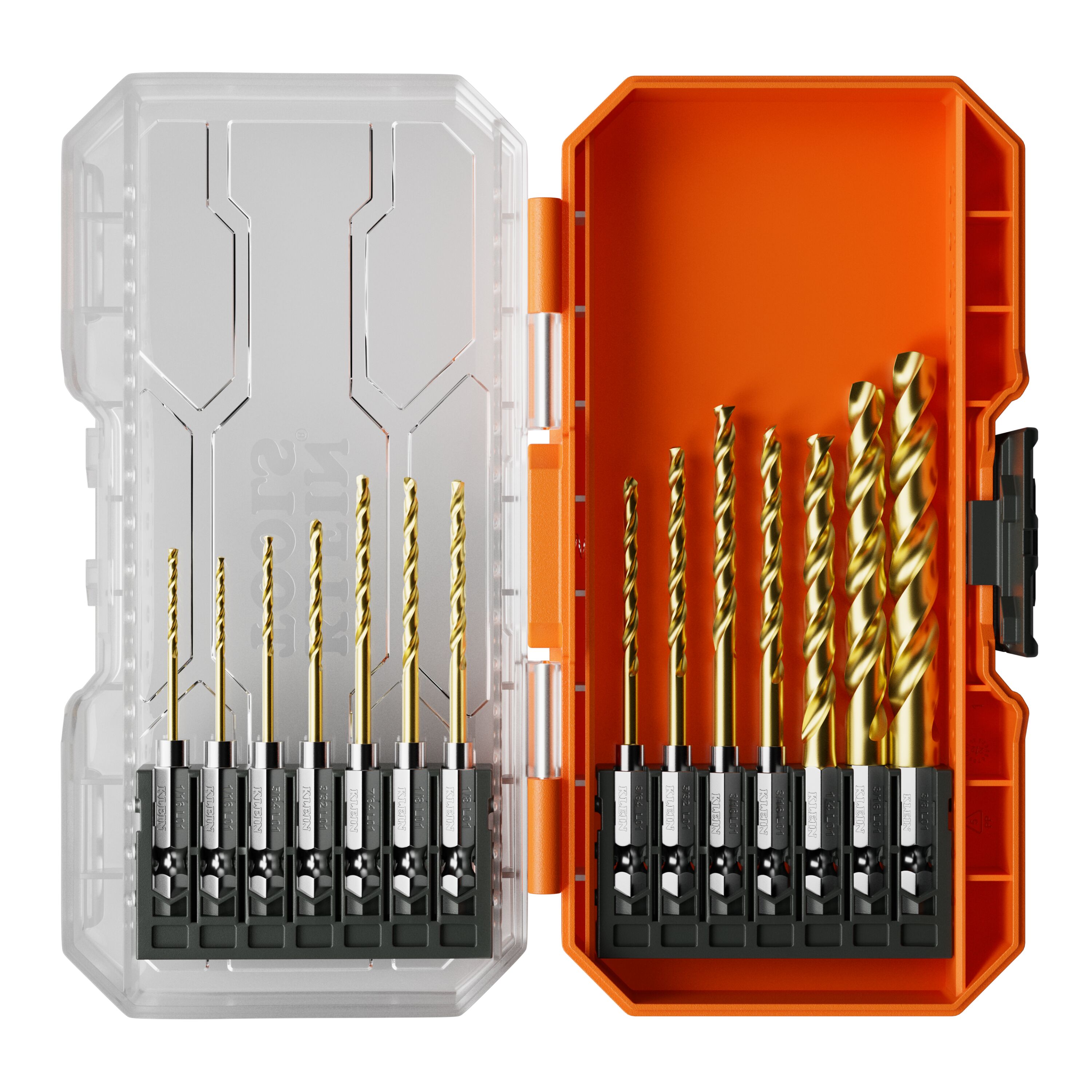 Klein Titanium Drill Bit Set, 14-Piece # 53614