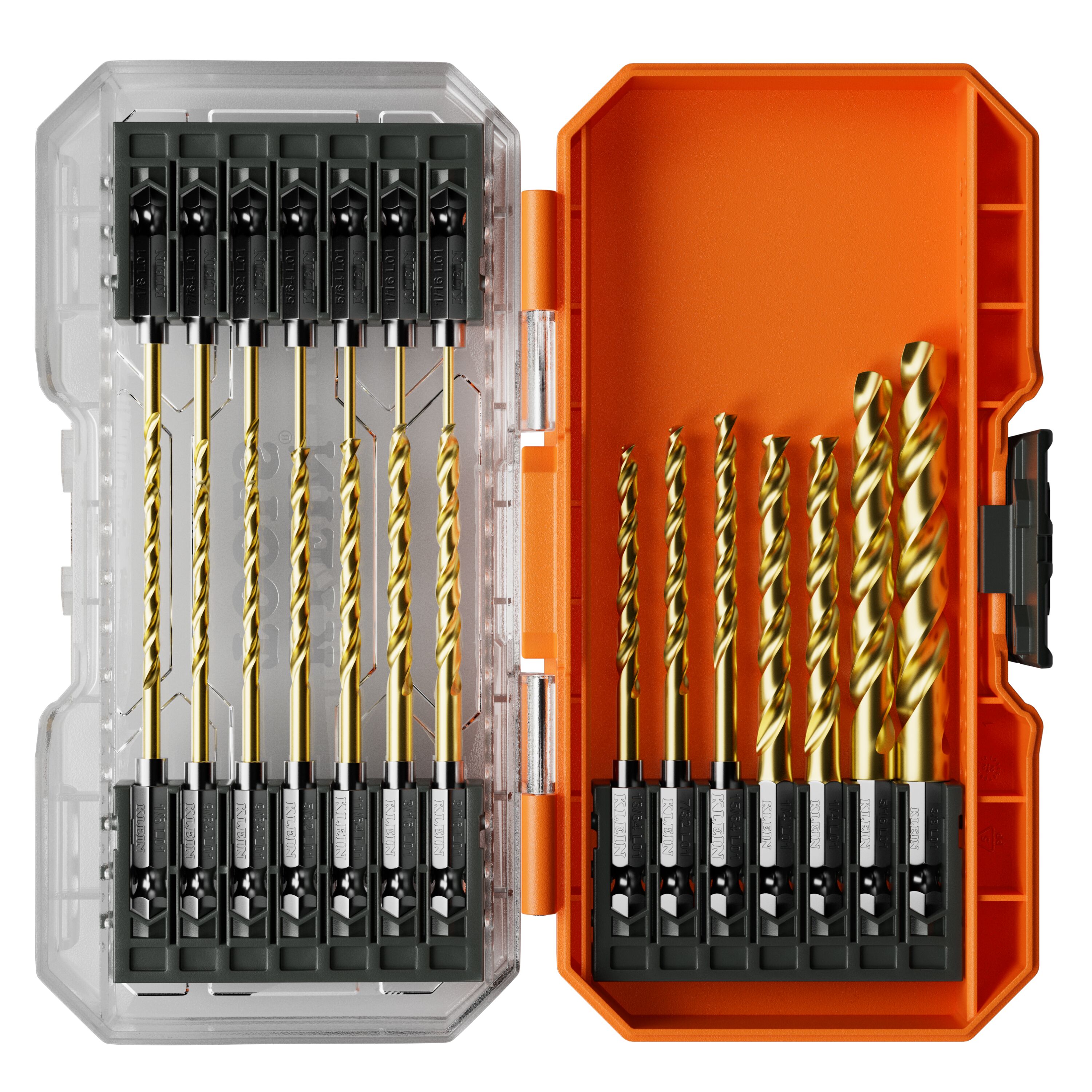Klein Titanium Drill Bit Set, 21-Piece # 53621