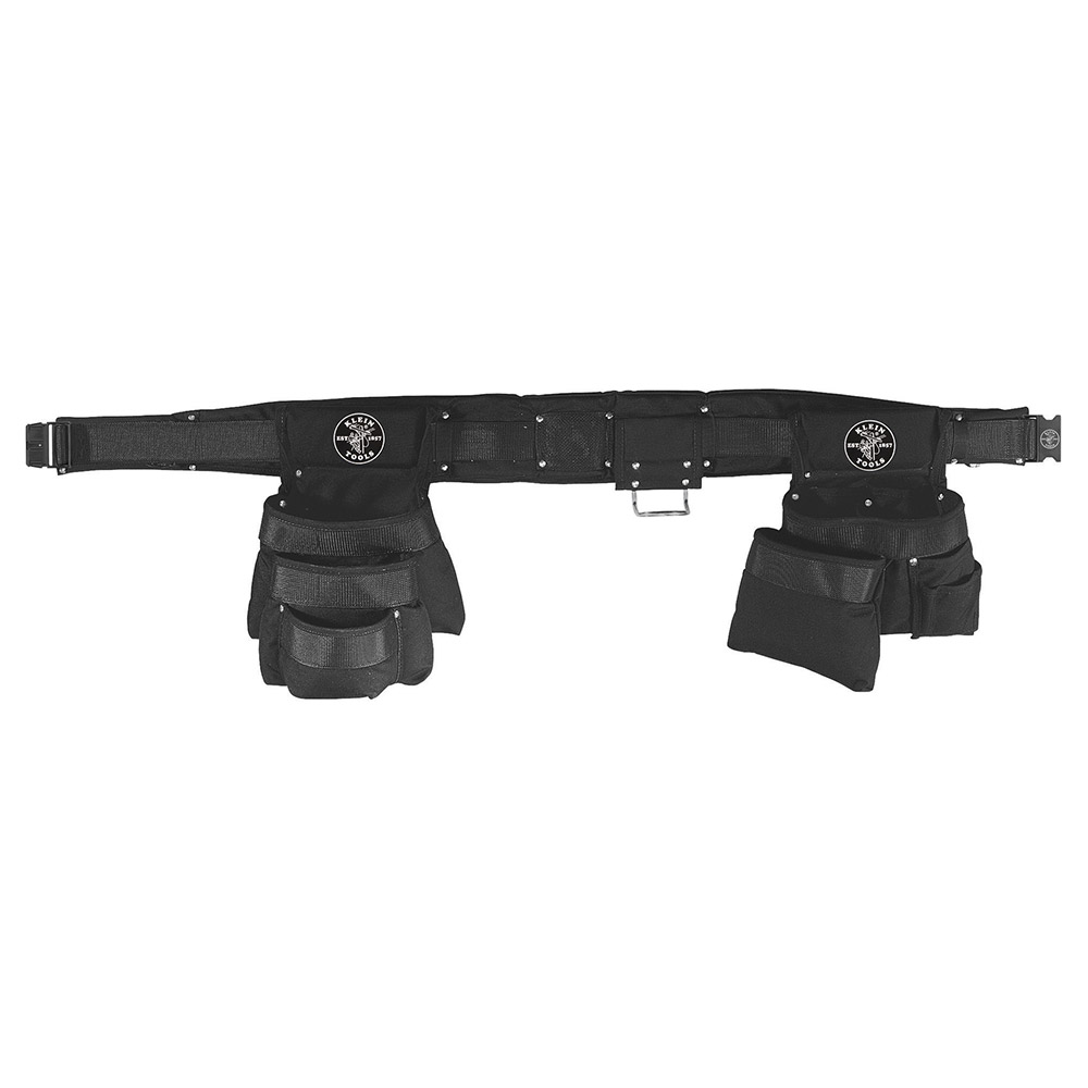 Klein Electrician's Padded Tool Belt/Pouch Combo, 11-Pocket, 4-Piece, XL # 5709XL