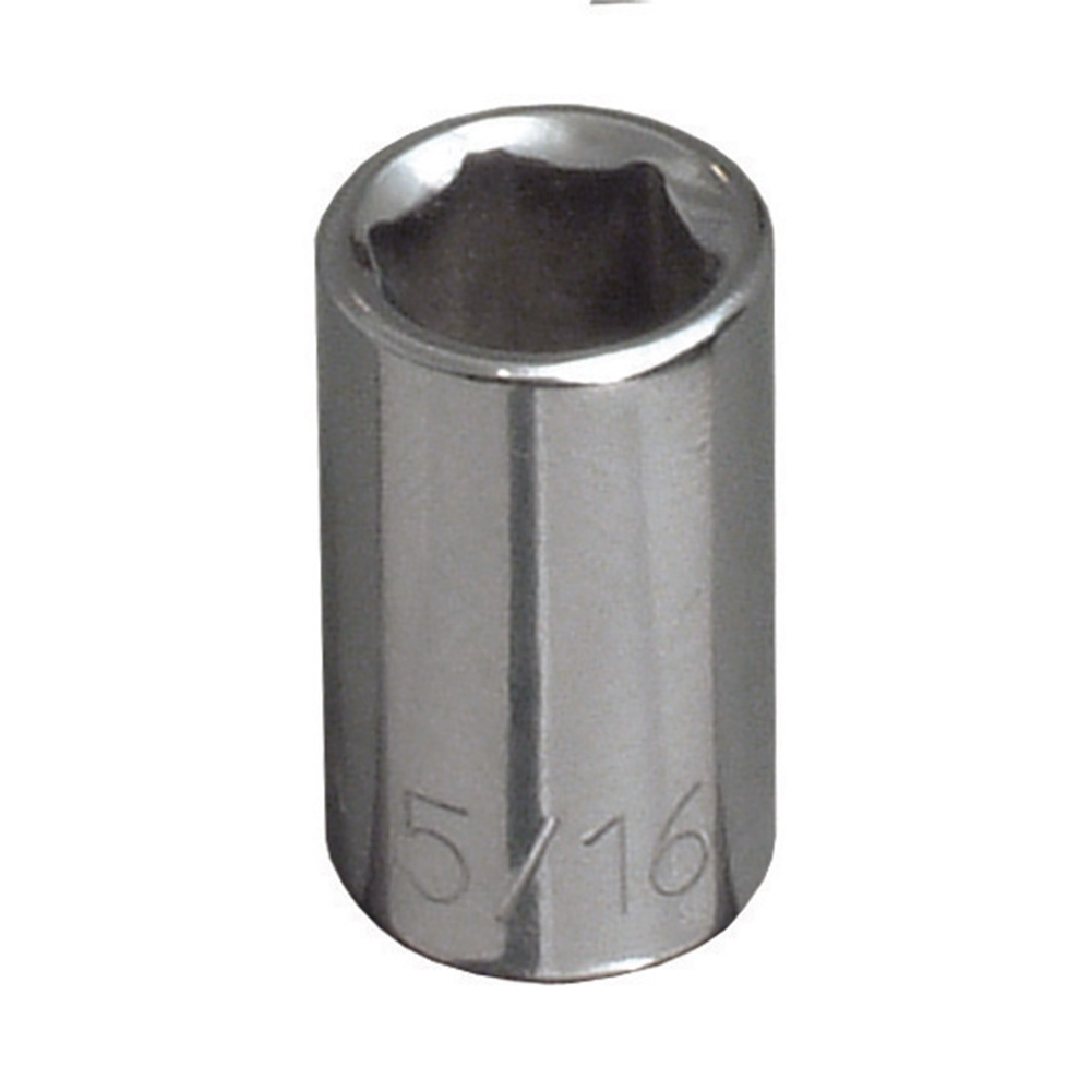 Klein 11/32-Inch Standard 6-Point Socket, 1/4-Inch Drive # 65605