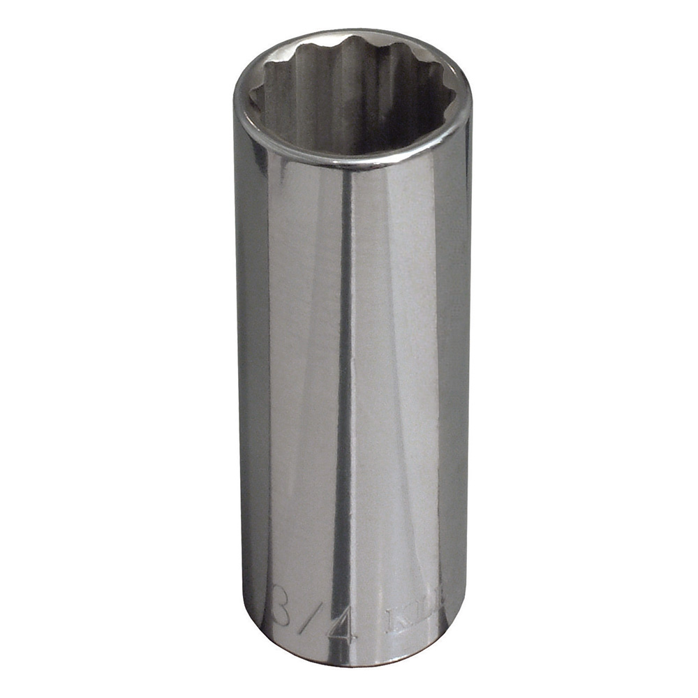 Klein 11/16-Inch Deep 12-Point Socket, 1/2-Inch Drive # 65828