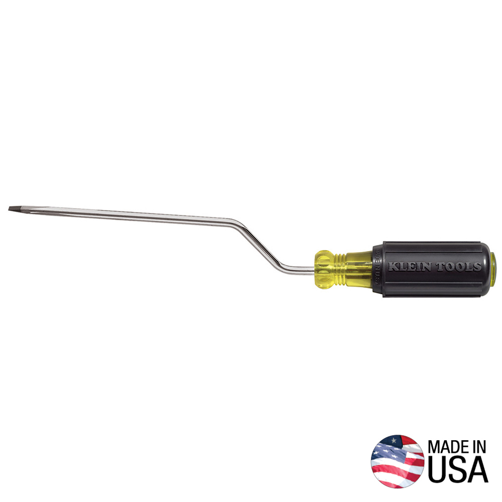 Klein Rapi-Driv Screwdriver, 1/4-Inch Cabinet, 6-Inch Round Shank # 671-6