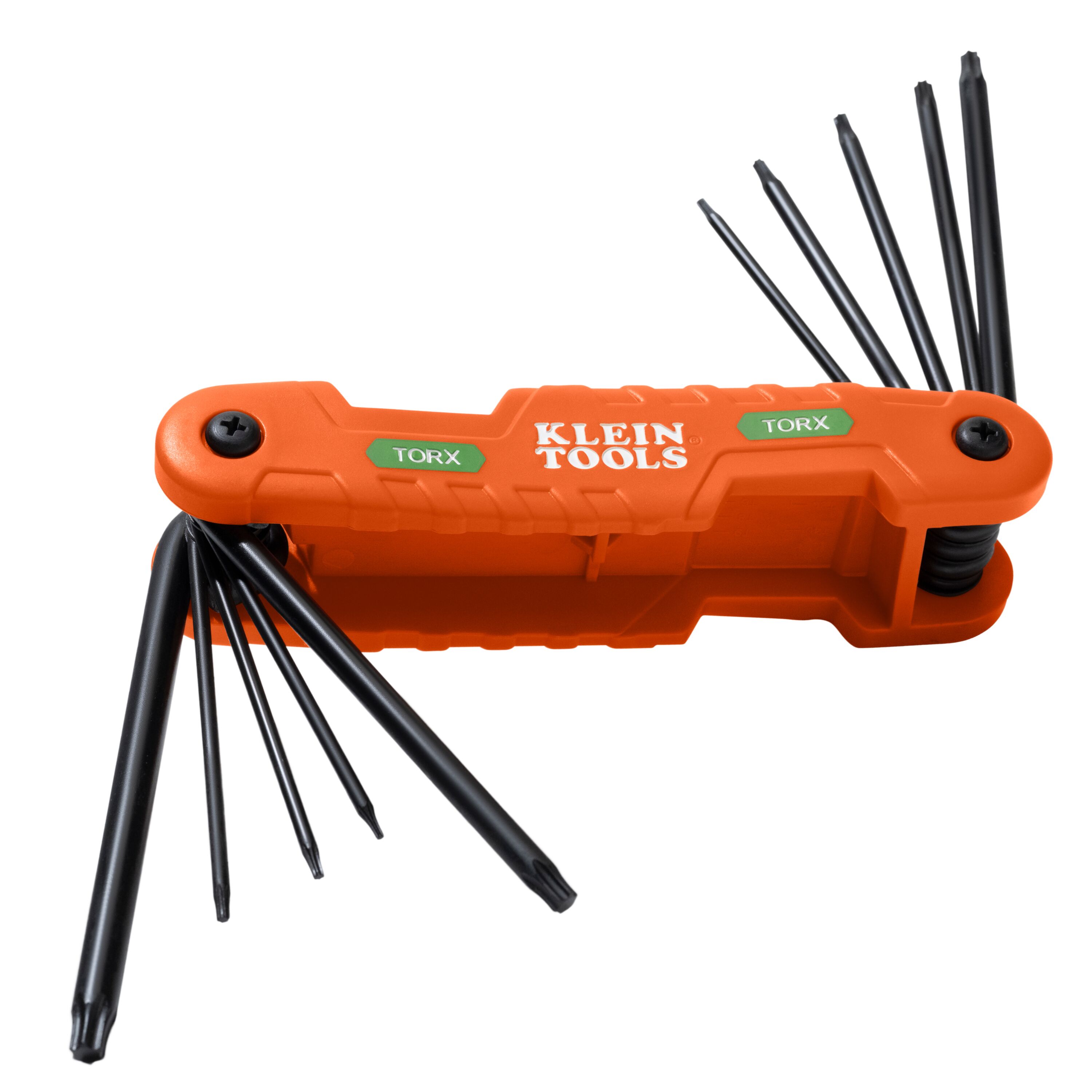 Klein Pro Folding Hex Key Set, 10-Key, Torx Sizes # 70550T