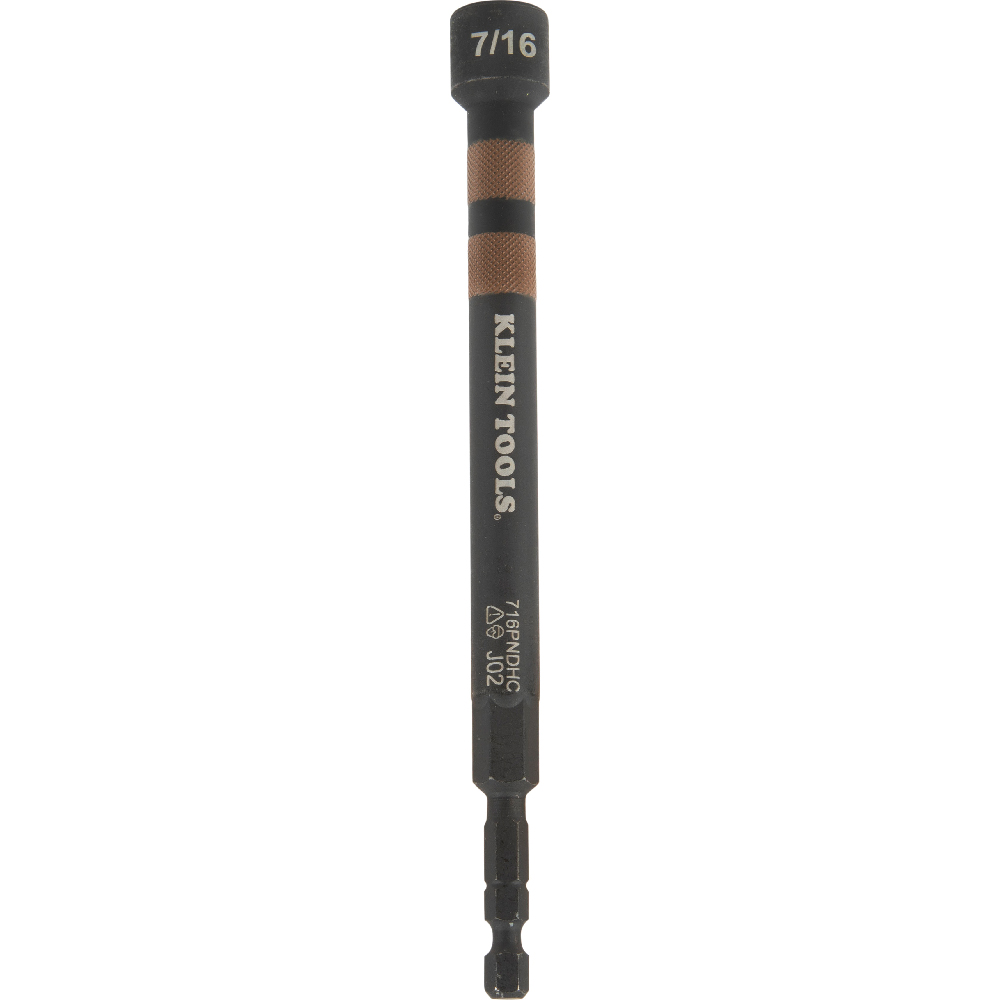Klein 7/16-Inch Hollow Magnetic Color-Coded Power Nut Driver # 716PNDHC