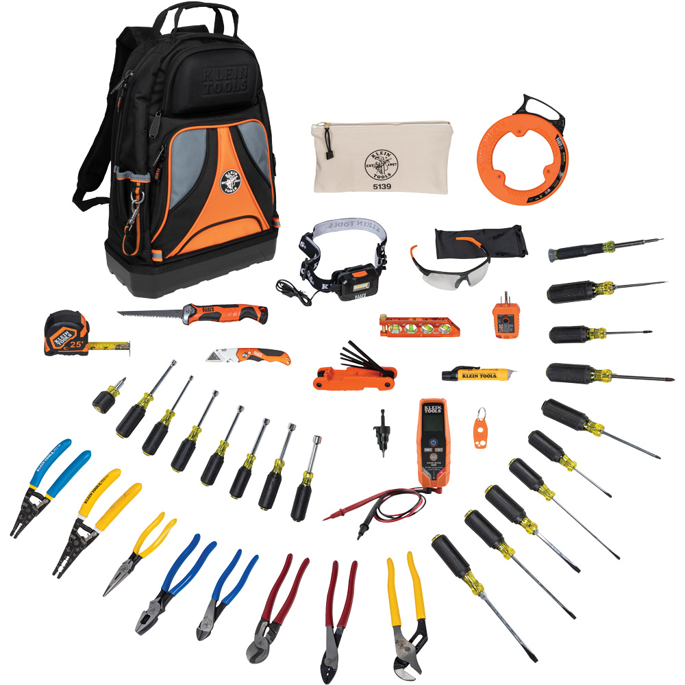 Klein Pro Tool Set with Tool Backpack, 41-Piece # 80141