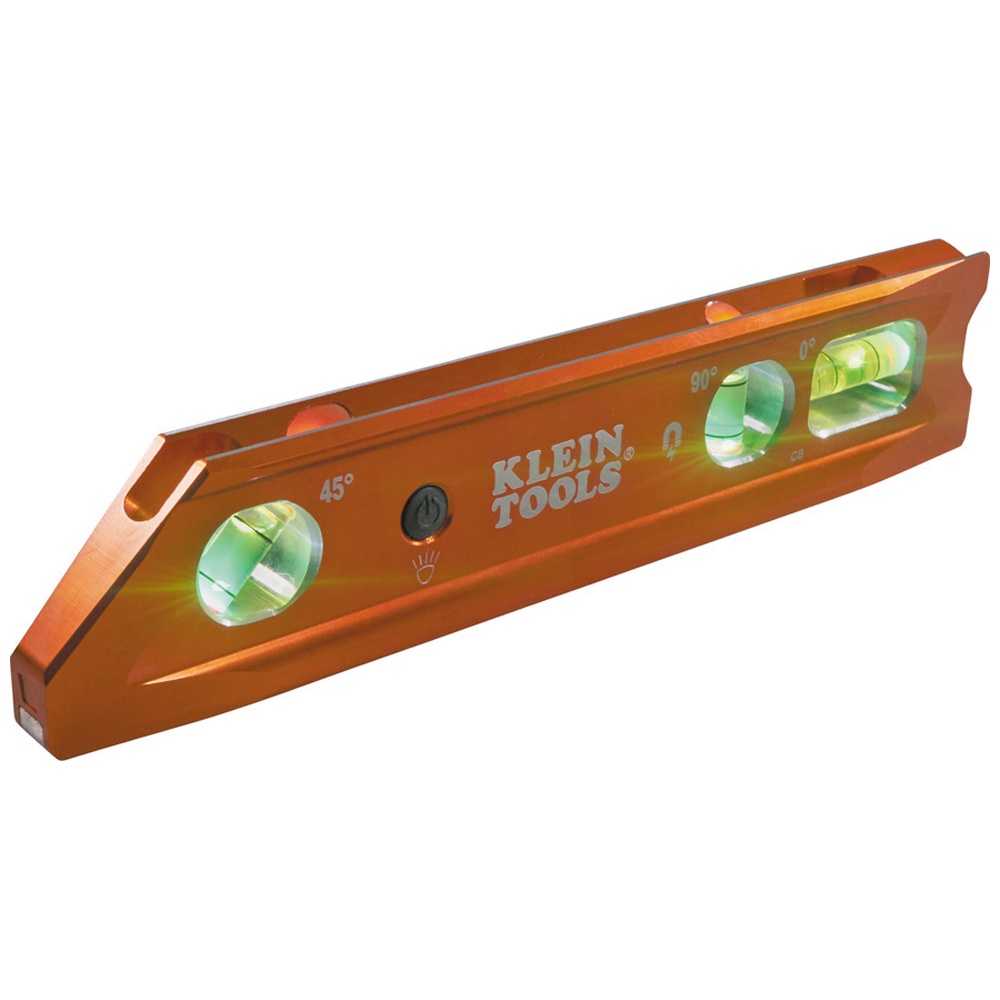 Klein Lighted Torpedo Billet Level, Rare-Earth Magnet # 935RBLT