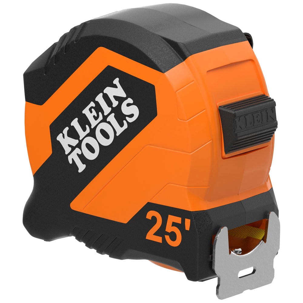 Klein Tape Measure, 25-Foot Compact, Double-Hook # 9525