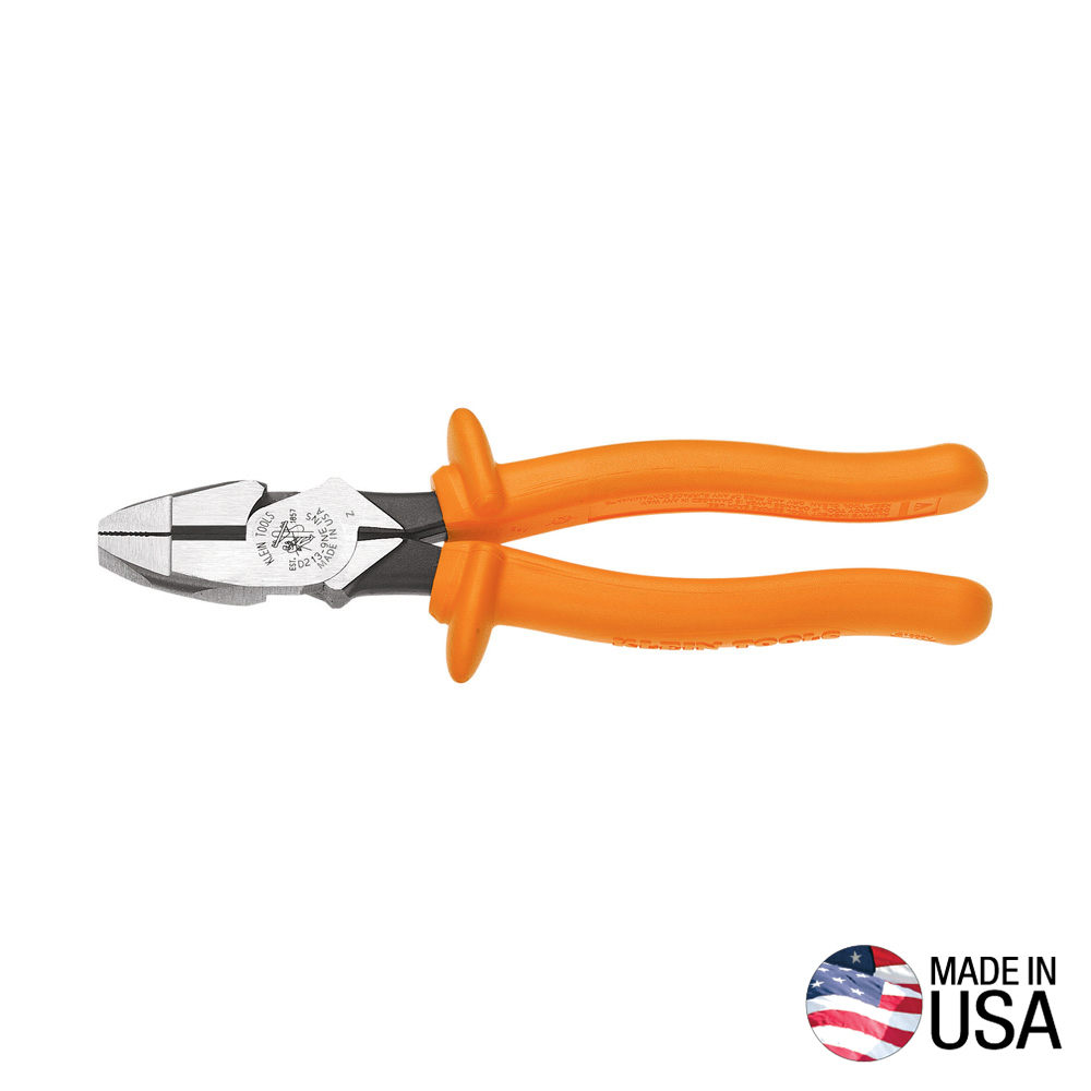 Klein Insulated Lineman's Pliers, 9-Inch # D20009NEINS