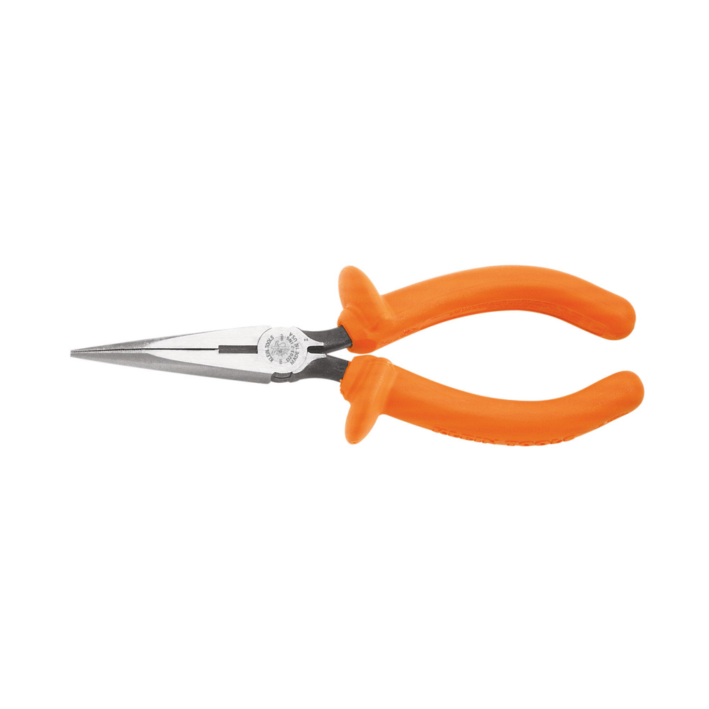 Klein Long Nose Pliers, Insulated, 6-Inch # D203-6-INS