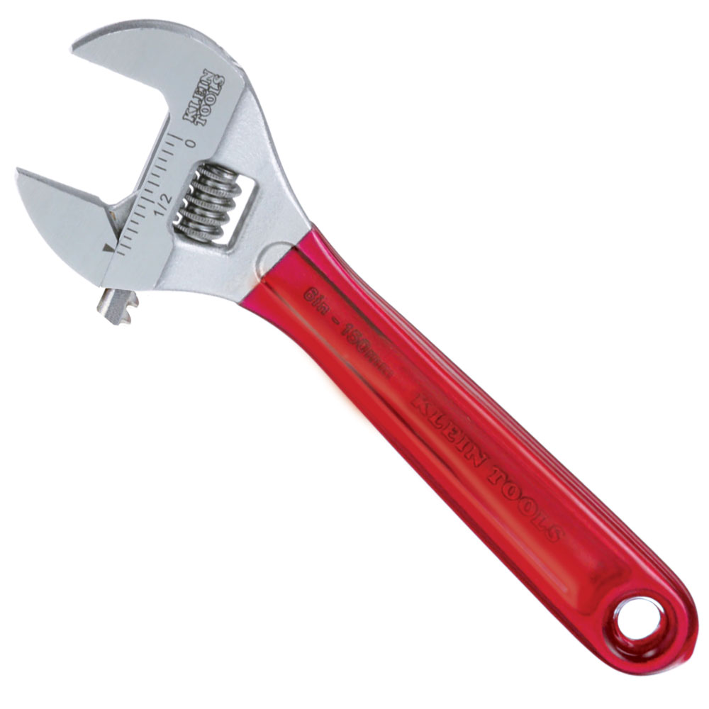 Klein Adjustable Wrench Extra Capacity, 6-1/2-Inch # D507-6
