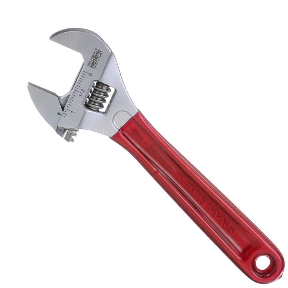 Klein Adjustable Wrench, Extra Capacity 8-Inch # D507-8