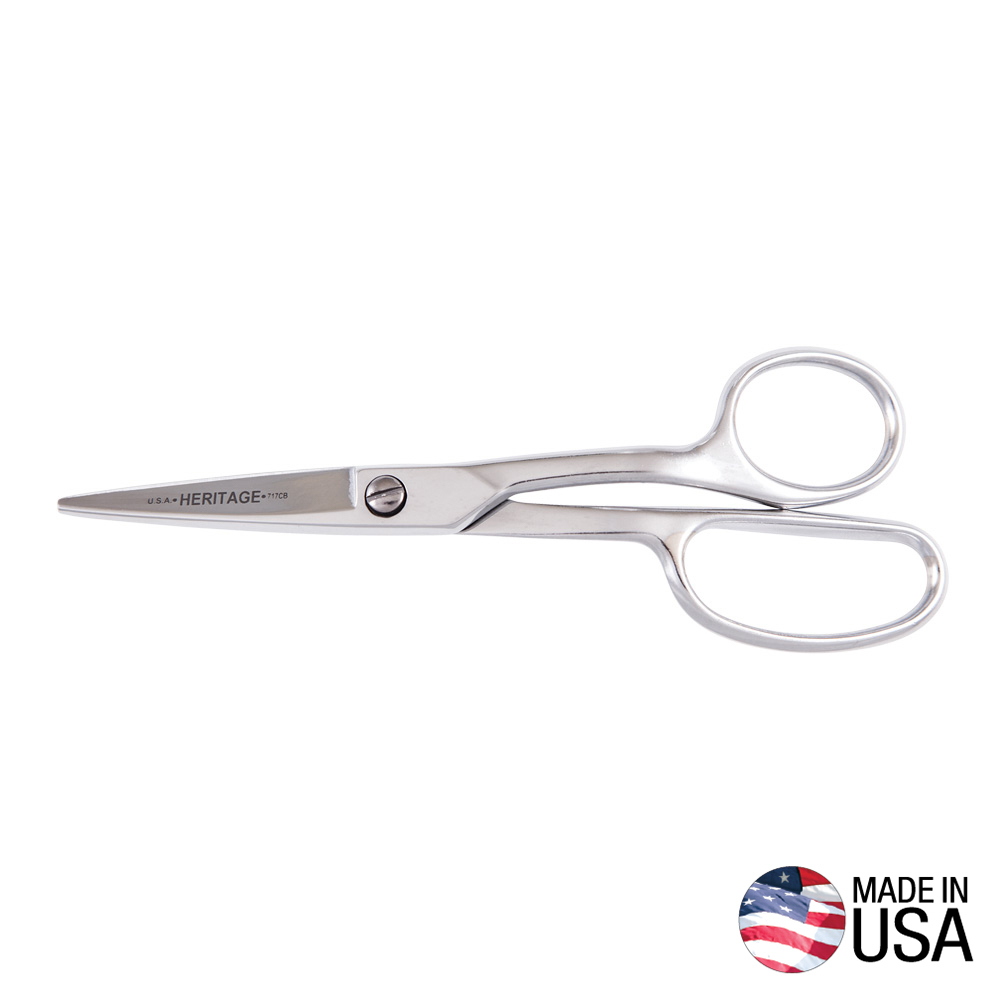 Klein Carpet Napping Shear, Curved Handle, Blunt, 8-Inch # GP717CB