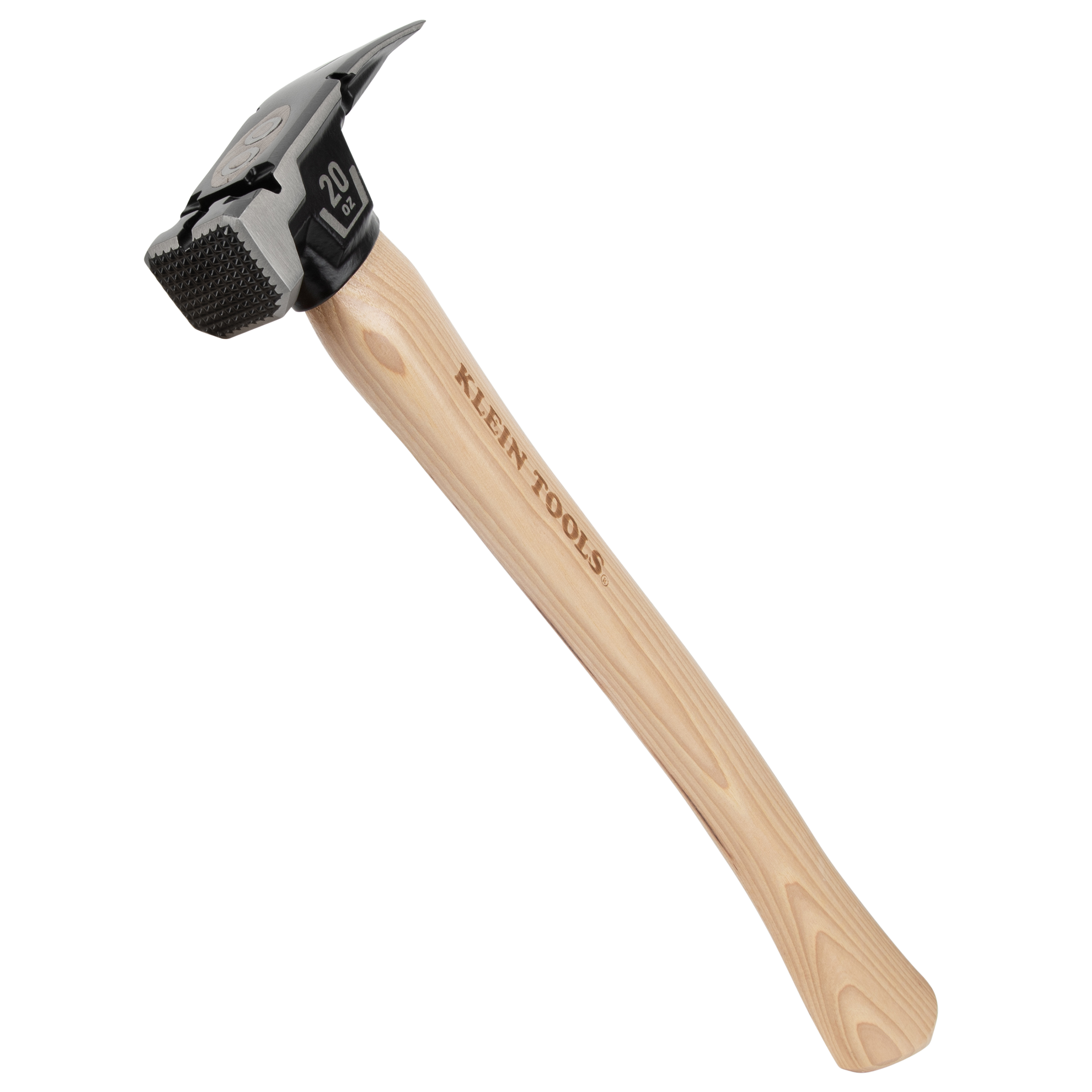 Klein Milled Face Hickory Handle Hammer, 20-Ounce # H80920H