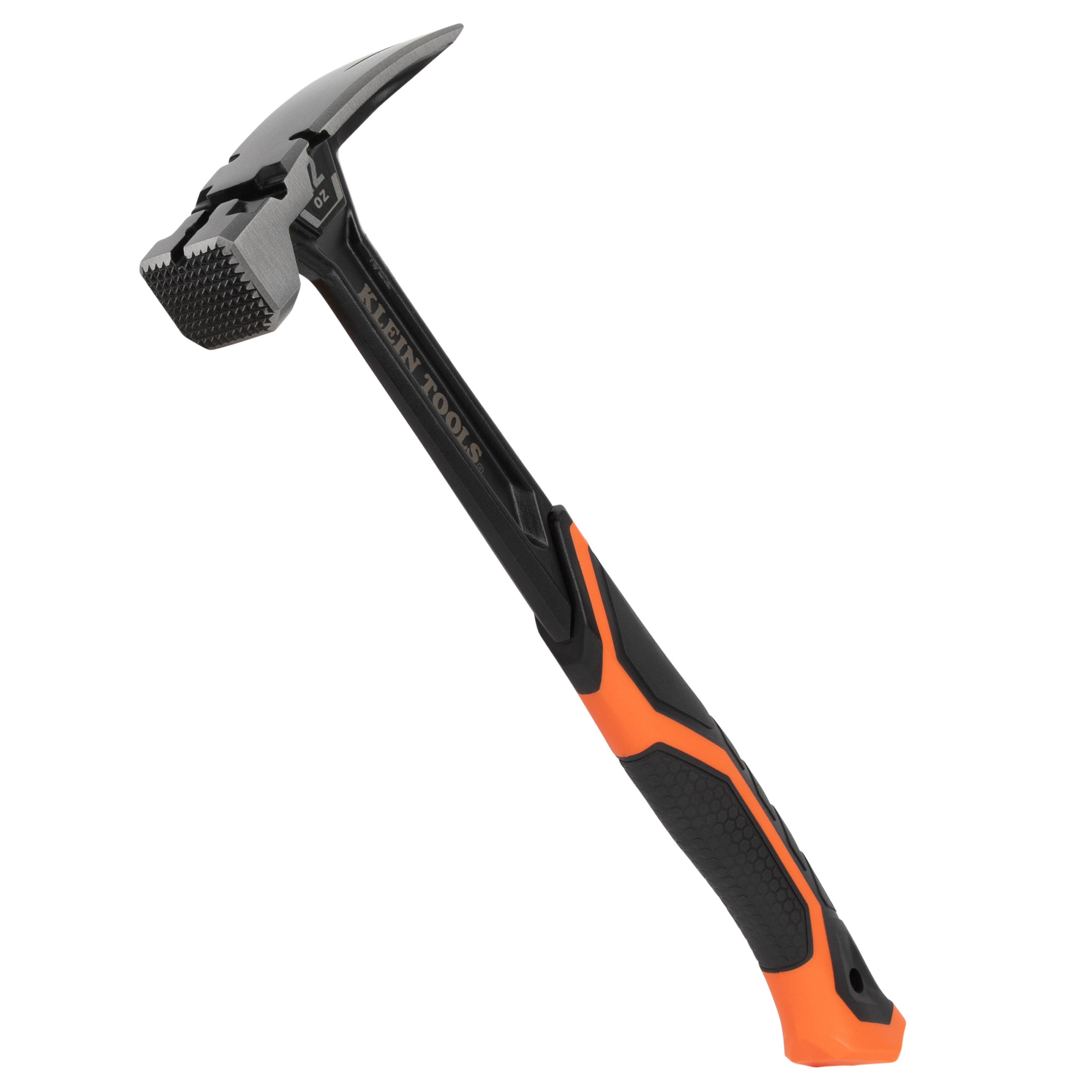 Klein Milled Face Steel Claw Hammer, 22-Ounce # H80922SM