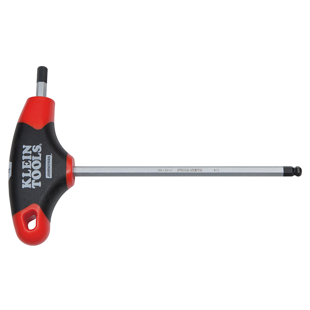 Klein 9/64-Inch Ball-End Hex Key, Journeyman T-Handle, 6-Inch # JTH6E09BE
