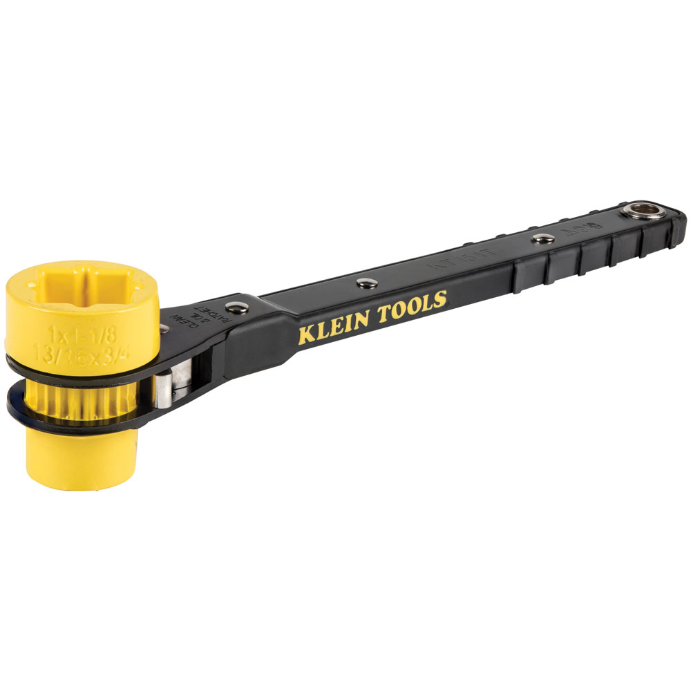 Klein 4-in-1 Lineman's Ratcheting Wrench # KT151T