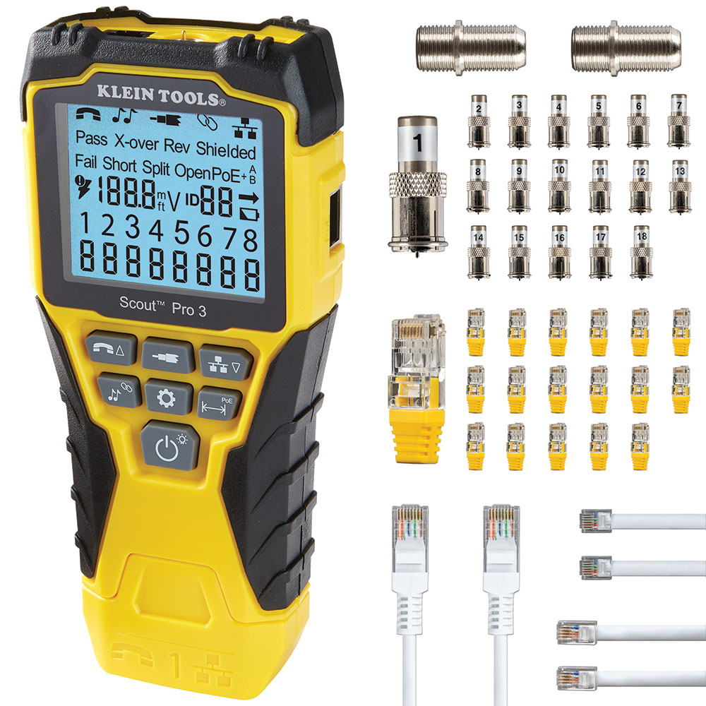 Klein Scout Pro 3 Tester with Locator Remote Kit # VDV501-852