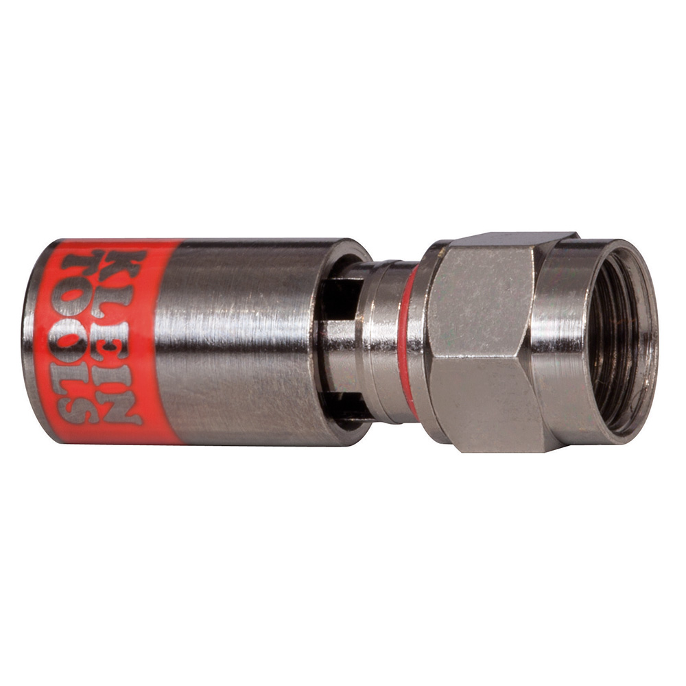 Klein Universal F-Compression Connectors RG59 50-Pack # VDV812-618