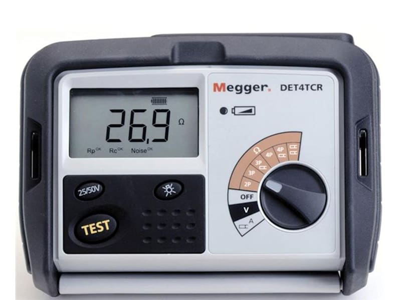 Megger DET4TD2 Four-Terminal Earth Tester with Leads and Spikes # 1000-347