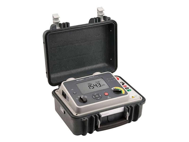 Megger DLRO100HB Digital Low Resistance Ohmmeter, 100 A with Bluetooth + Asset Tag (US Plug) # 1004-959