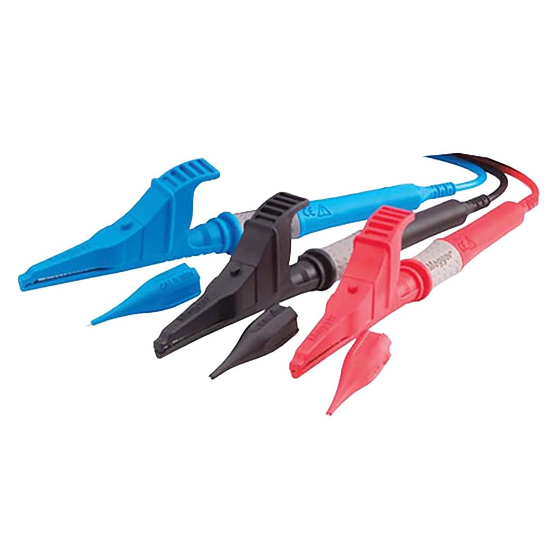 Megger 2.5 kV Silicone Test Leads + Clips X3 # 1007-637