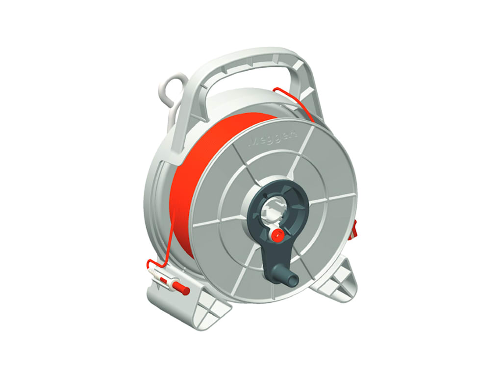 Megger DET2/3 Test Lead Cable Reel, 30 m Red # 1010-844