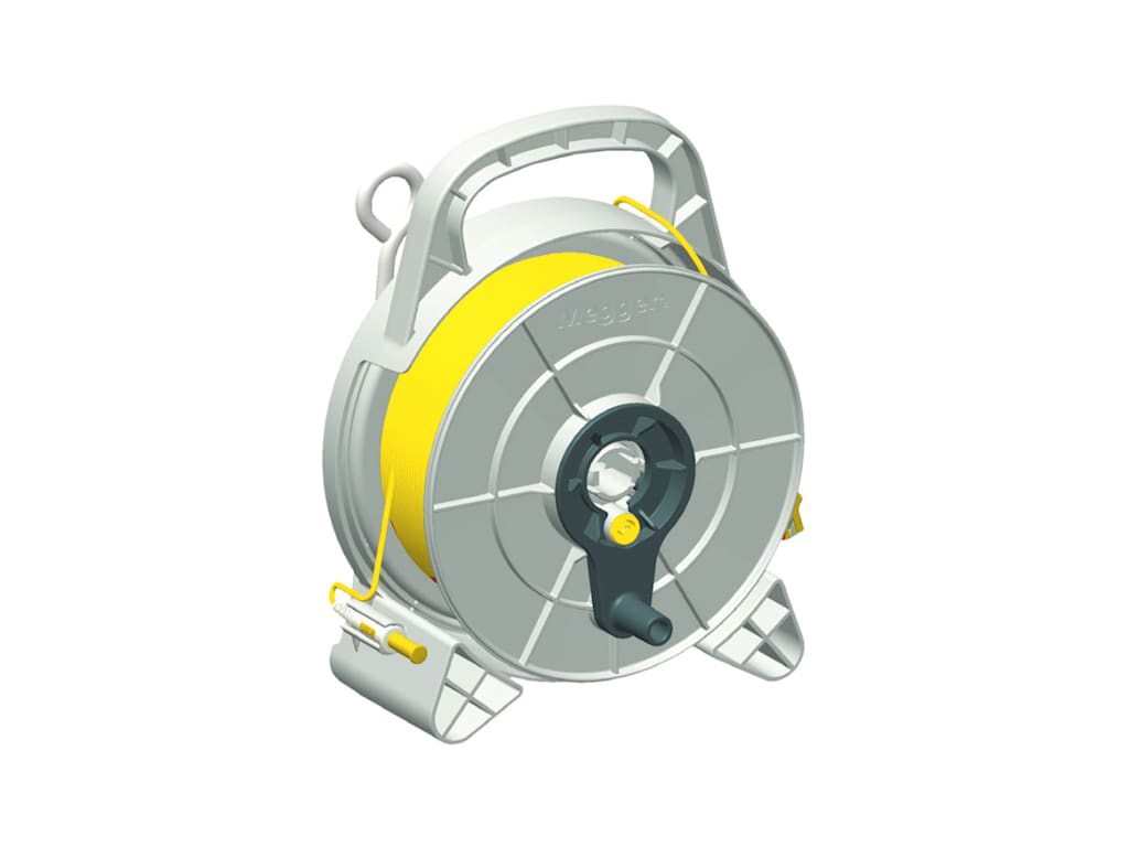 Megger DET2/3 Test Lead Cable Reel, 100 m Yellow # 1010-851