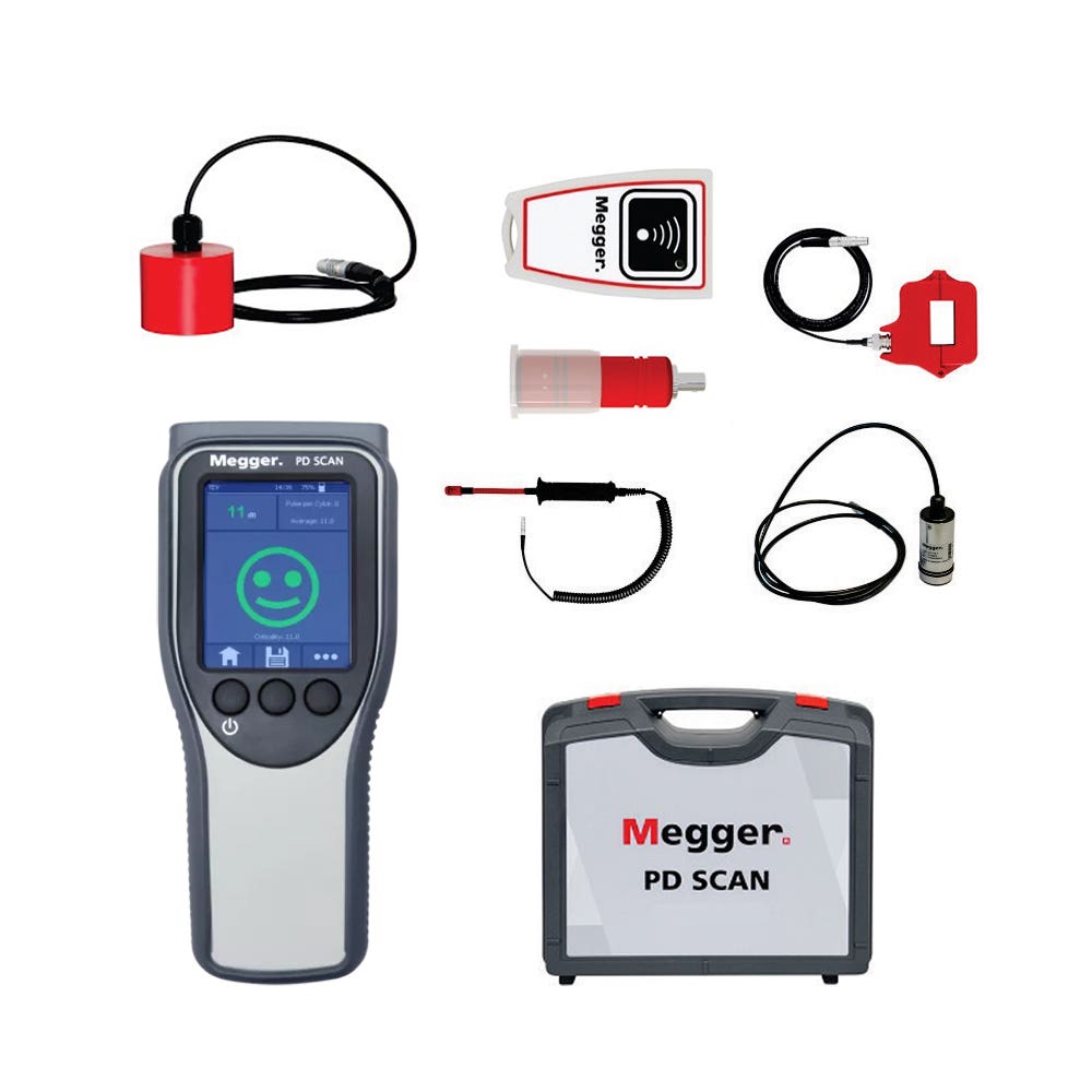 Megger PD Scan Set 3 — Professional Switchgear Set + Cable Sensor # 1011123