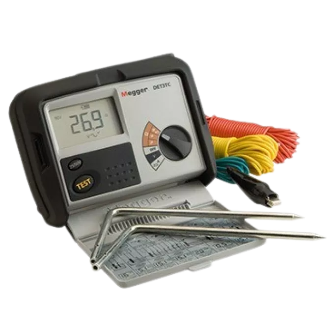 Megger Earth Tester 3-Pole Kit # DET3TD